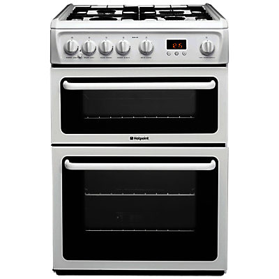 Hotpoint HAG60P Gas Cooker, White